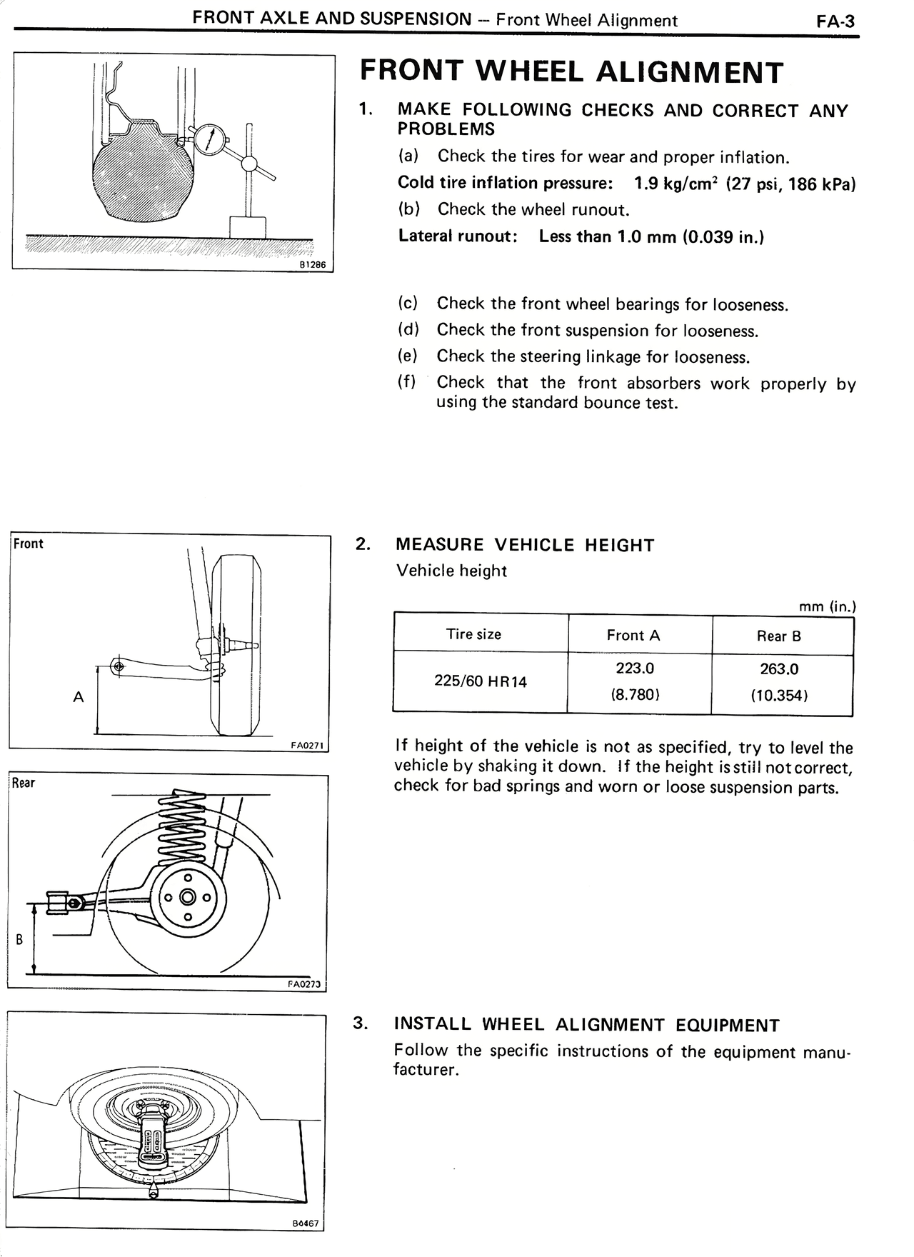 Front Wheel Alignment — MK2 Supra Front Axle And Suspension, page 3