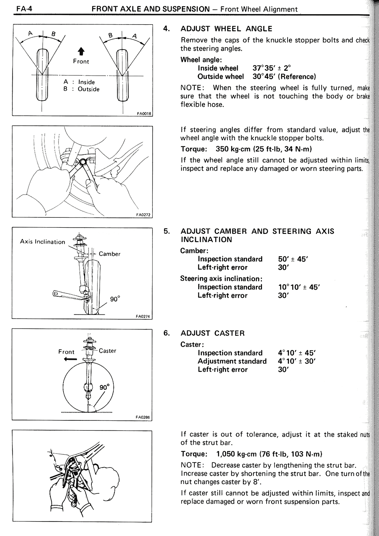 Front Axle And Suspension — MK2 Supra Front Axle And Suspension, page 4