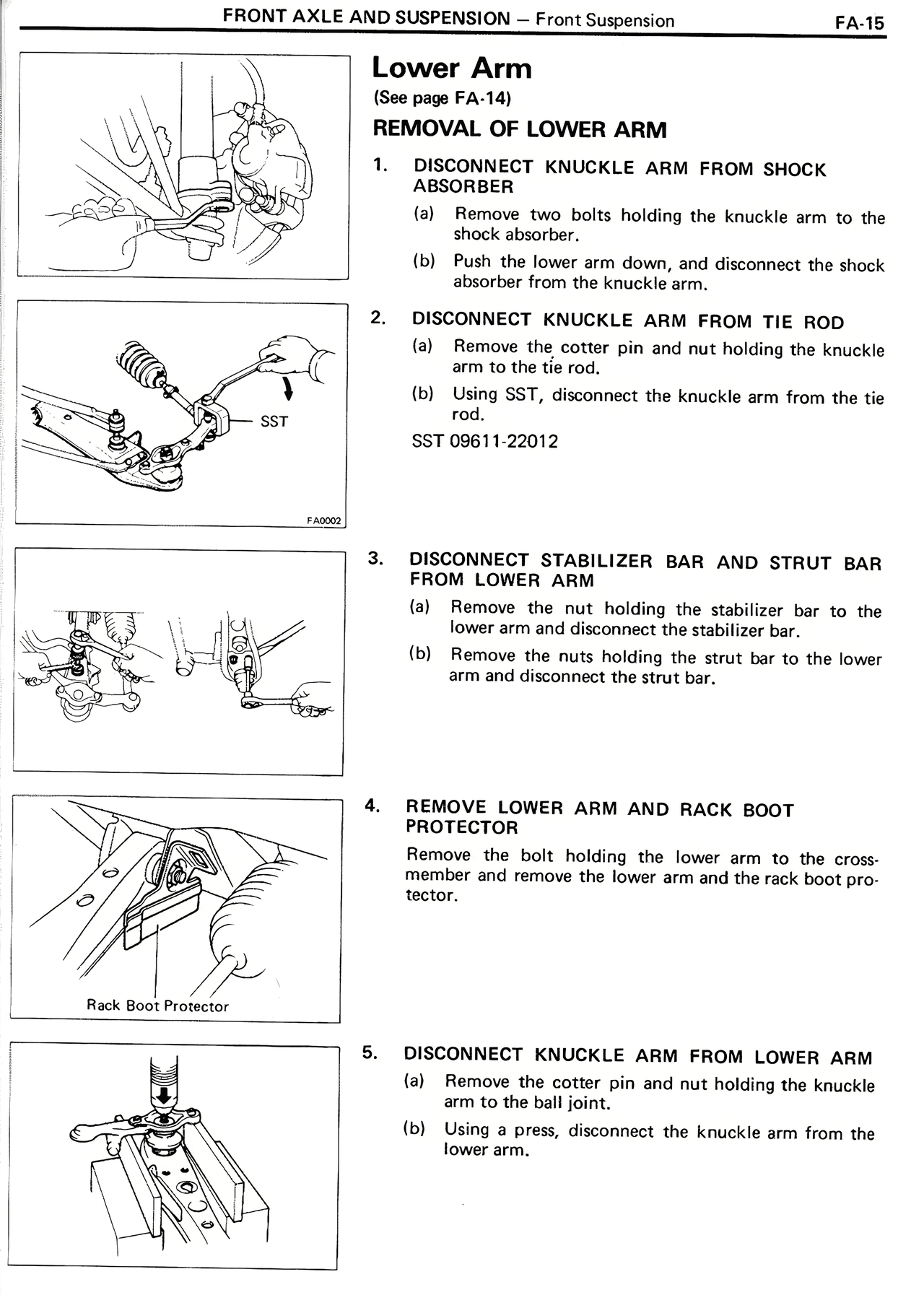Lower Arm — MK2 Supra Front Axle And Suspension, page 15
