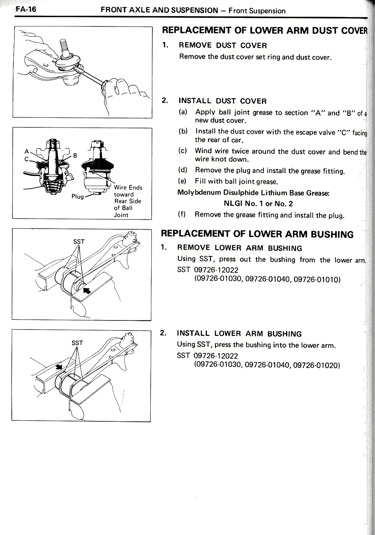 Front Axle And Suspension — MK2 Supra Front Axle And Suspension, page 16
