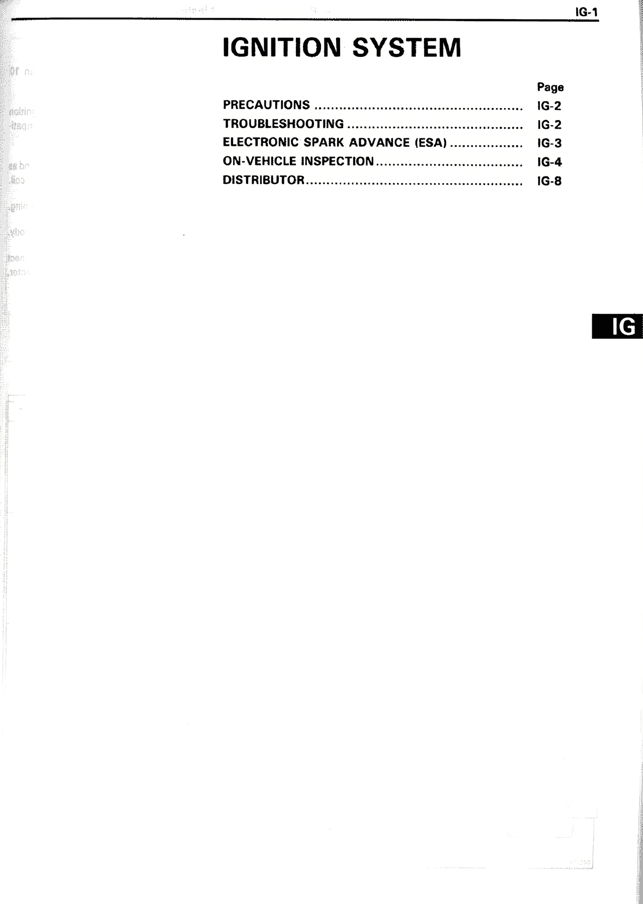 Ignition System — MK2 Supra Ignition System, page 1