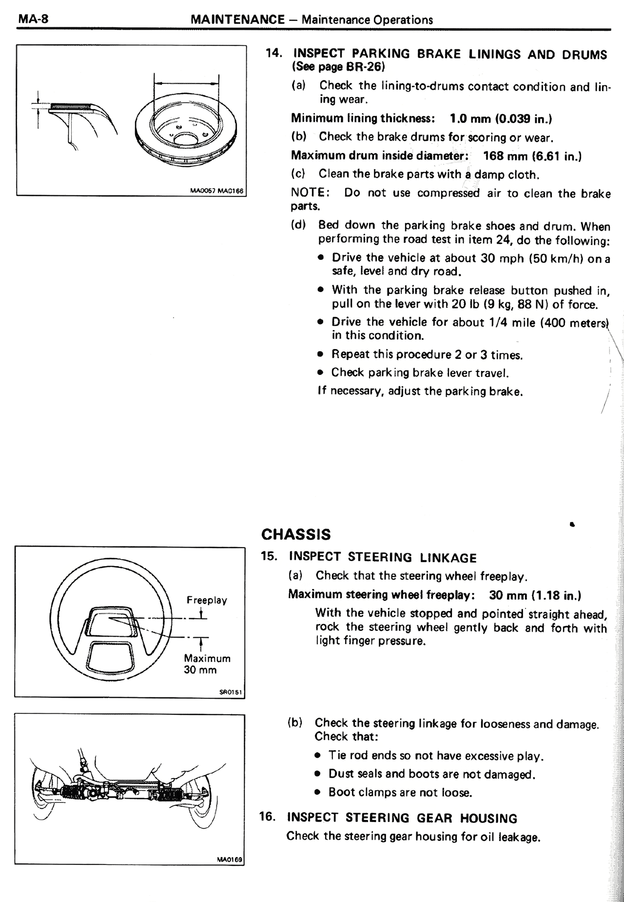 Maintenance — MK2 Supra Maintenance, page 8