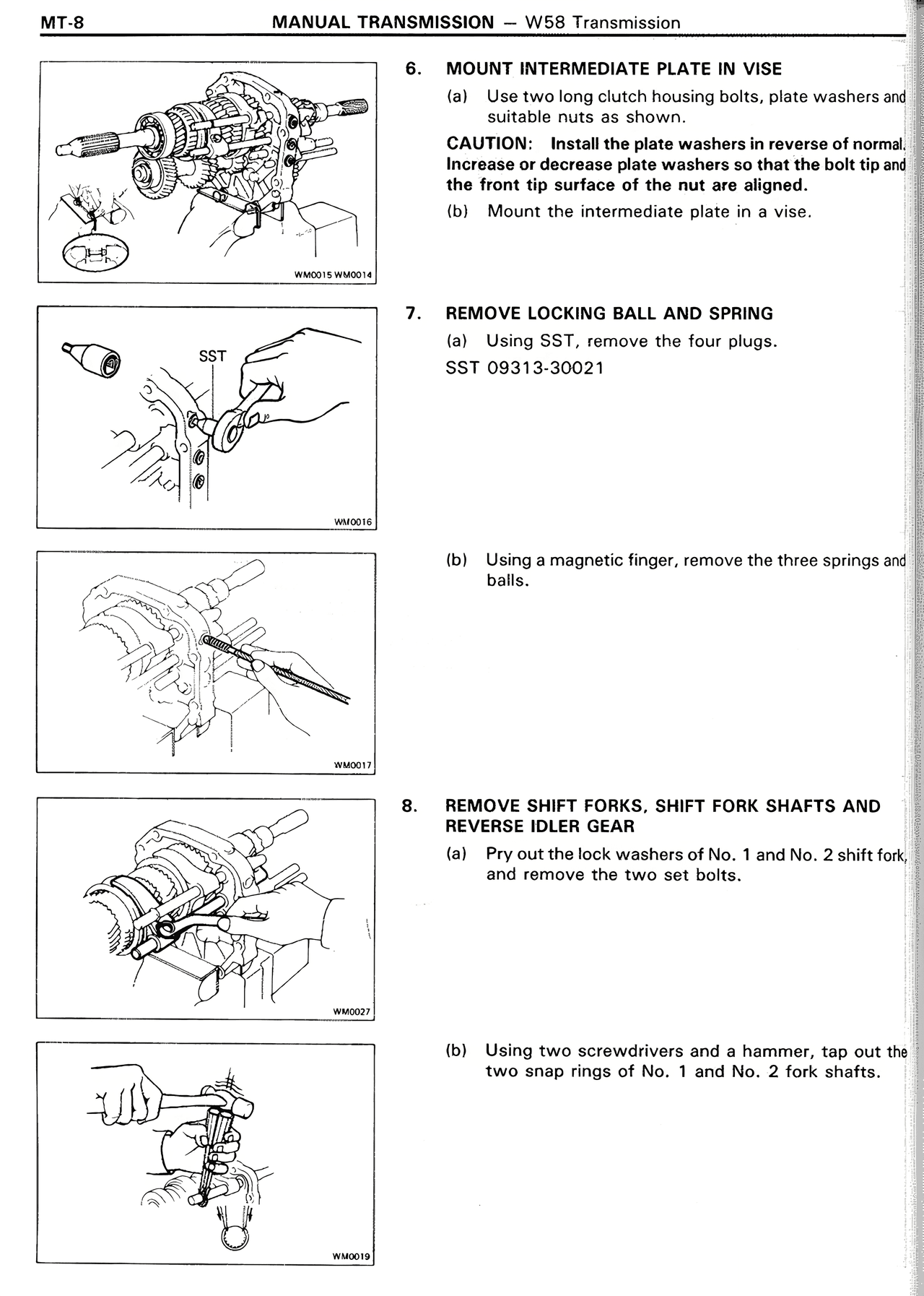 Manual Transmission — MK2 Supra Manual Transmission, page 8