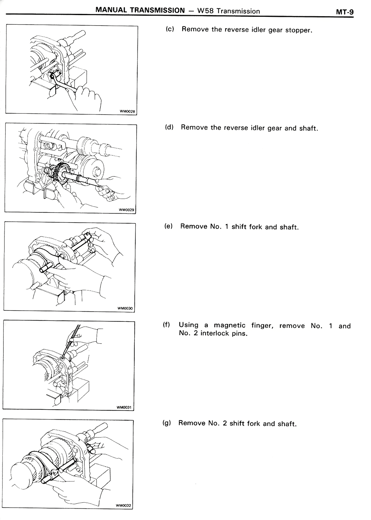 Manual Transmission — MK2 Supra Manual Transmission, page 9