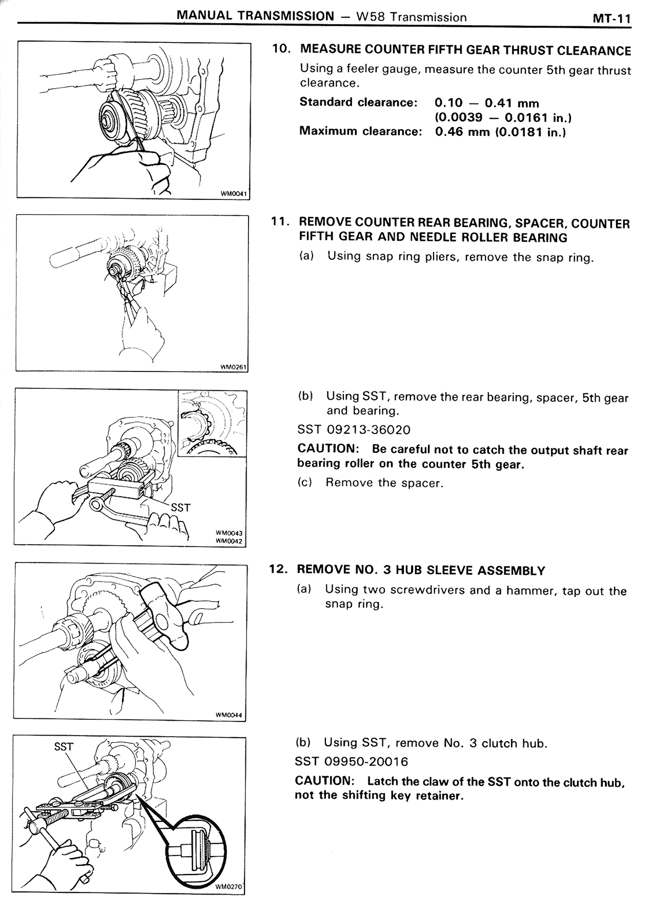 Manual Transmission — MK2 Supra Manual Transmission, page 11