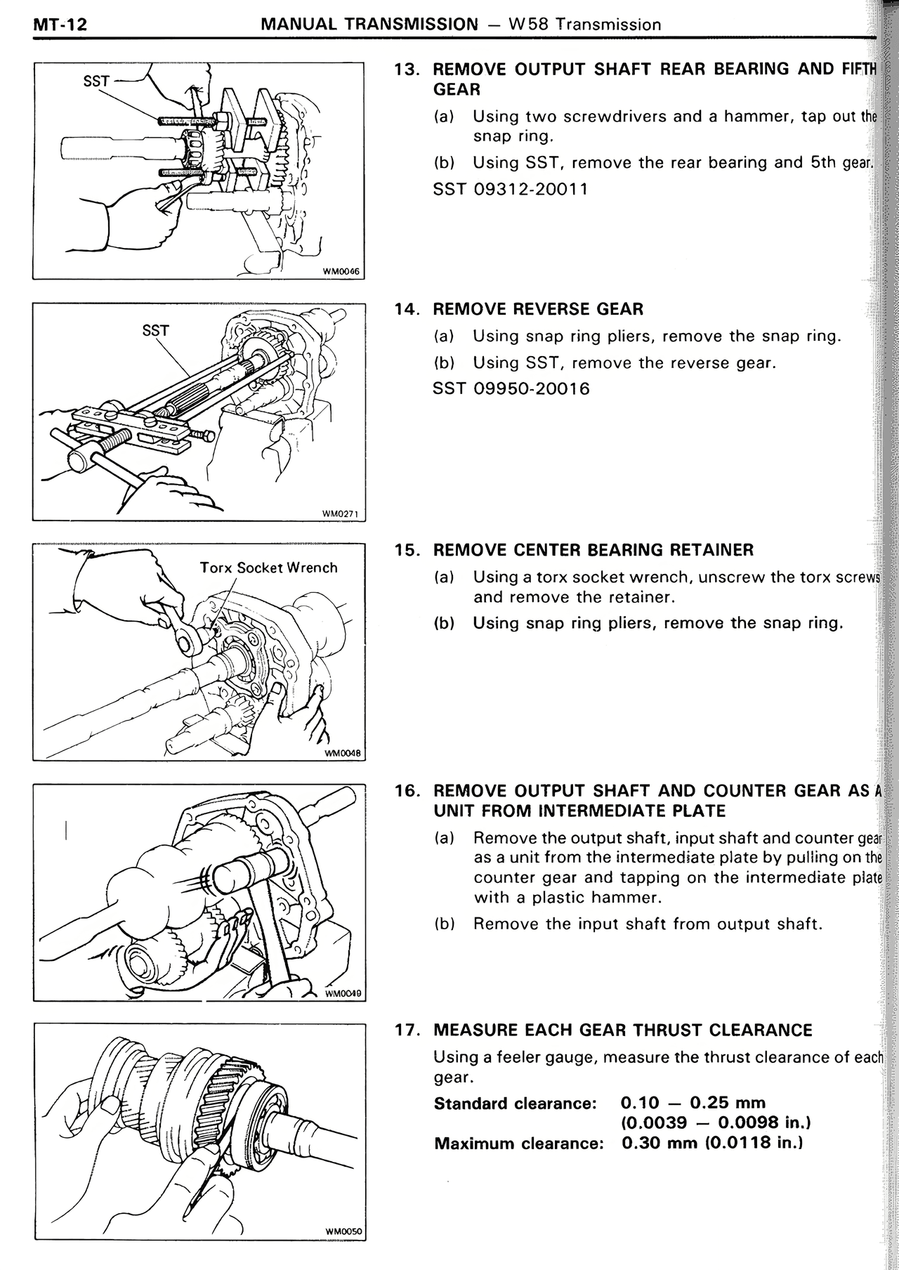 Manual Transmission — MK2 Supra Manual Transmission, page 12