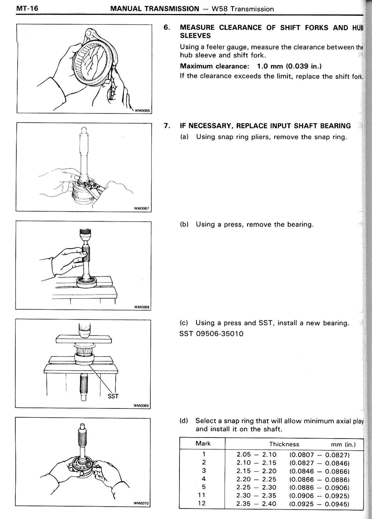 Manual Transmission — MK2 Supra Manual Transmission, page 16