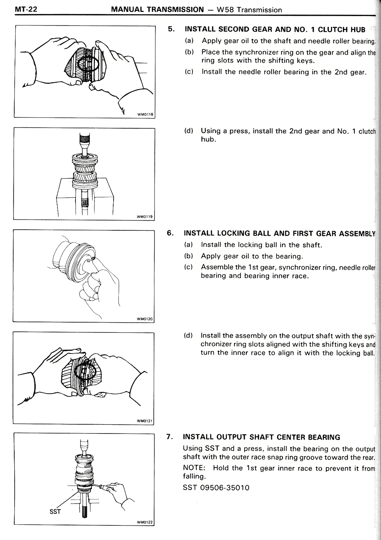 Manual Transmission — MK2 Supra Manual Transmission, page 22