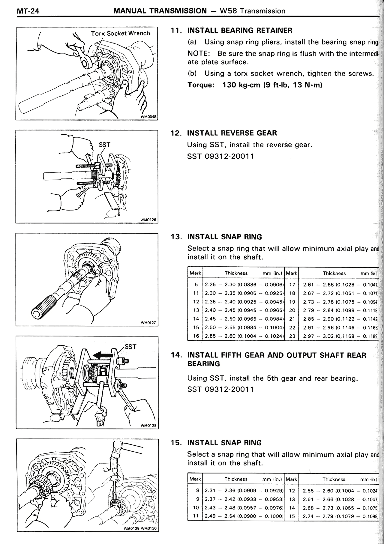 Manual Transmission — MK2 Supra Manual Transmission, page 24