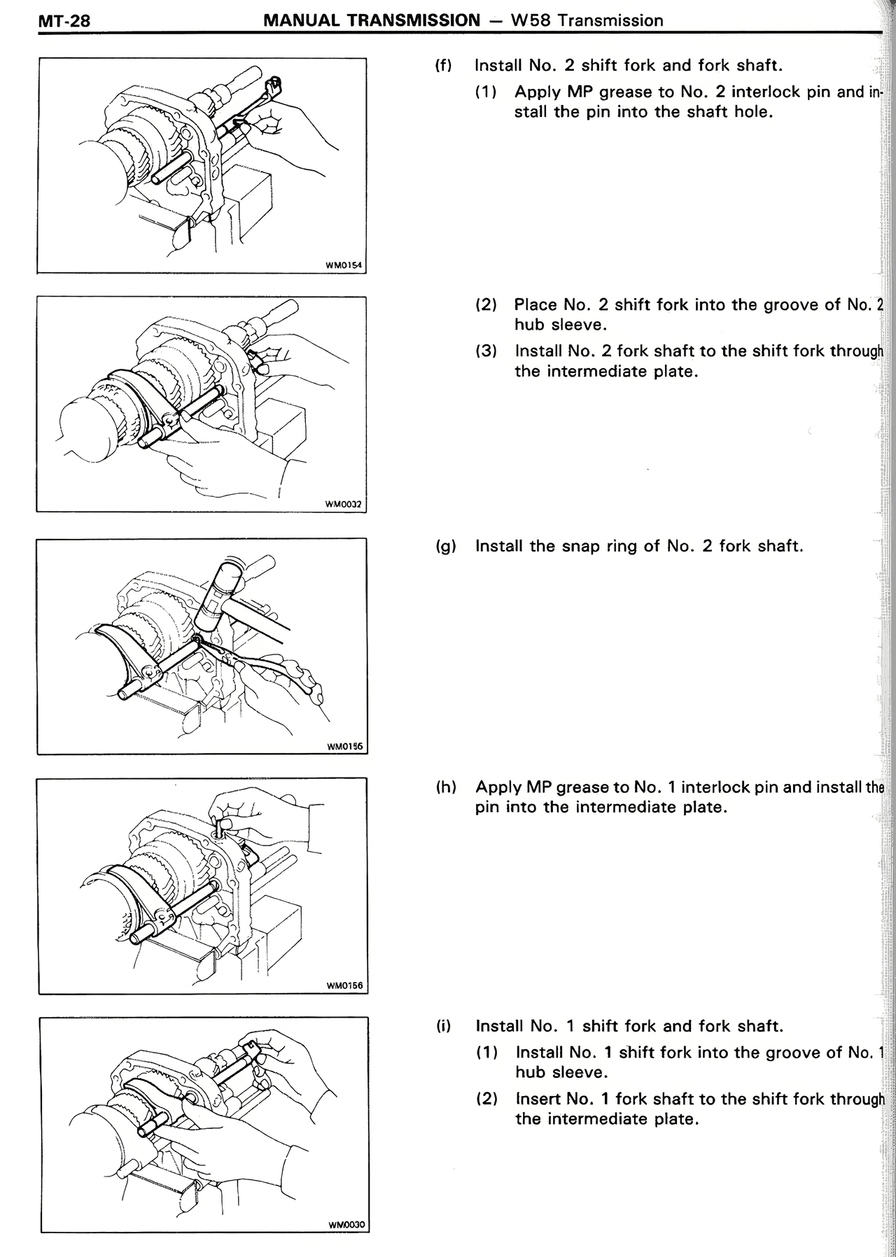 Manual Transmission — MK2 Supra Manual Transmission, page 28