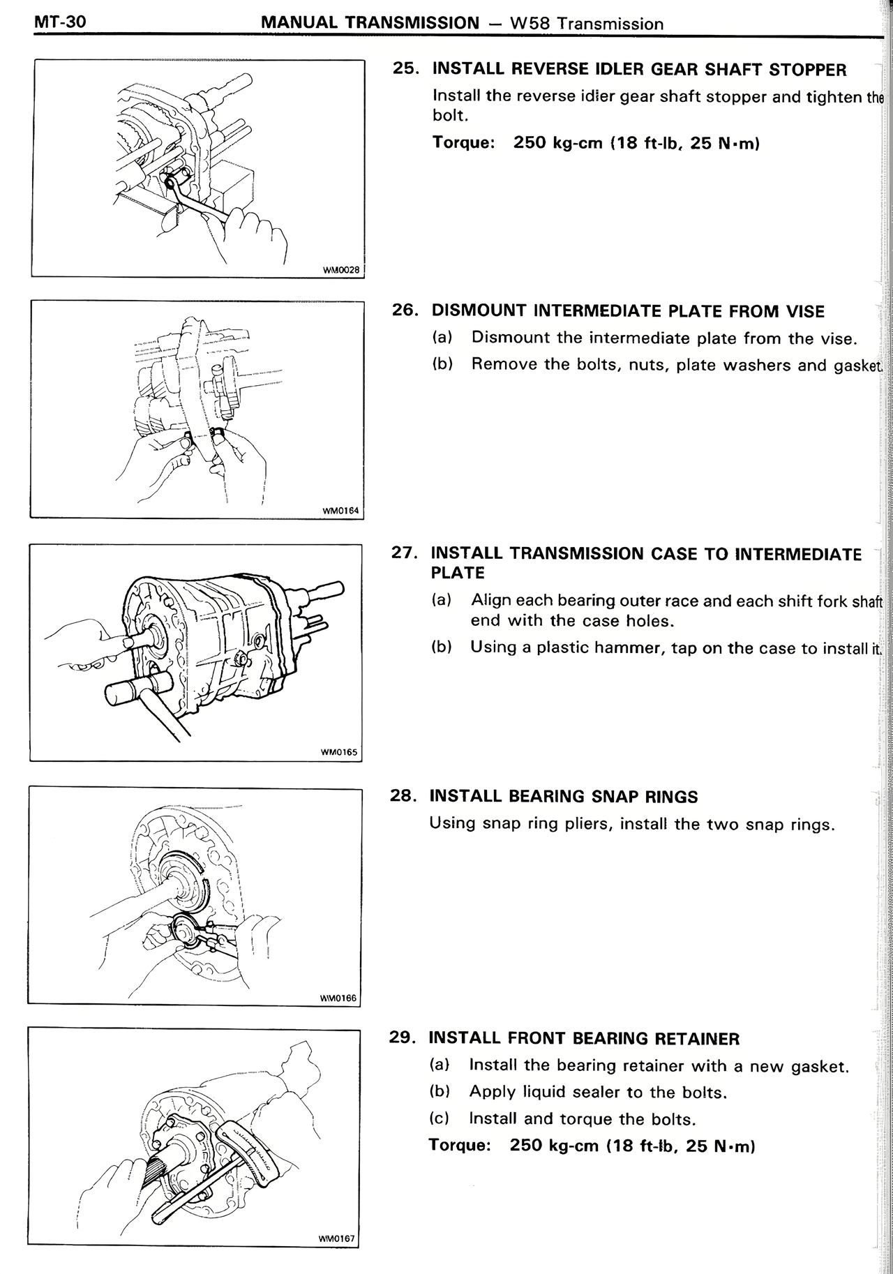 Manual Transmission — MK2 Supra Manual Transmission, page 30