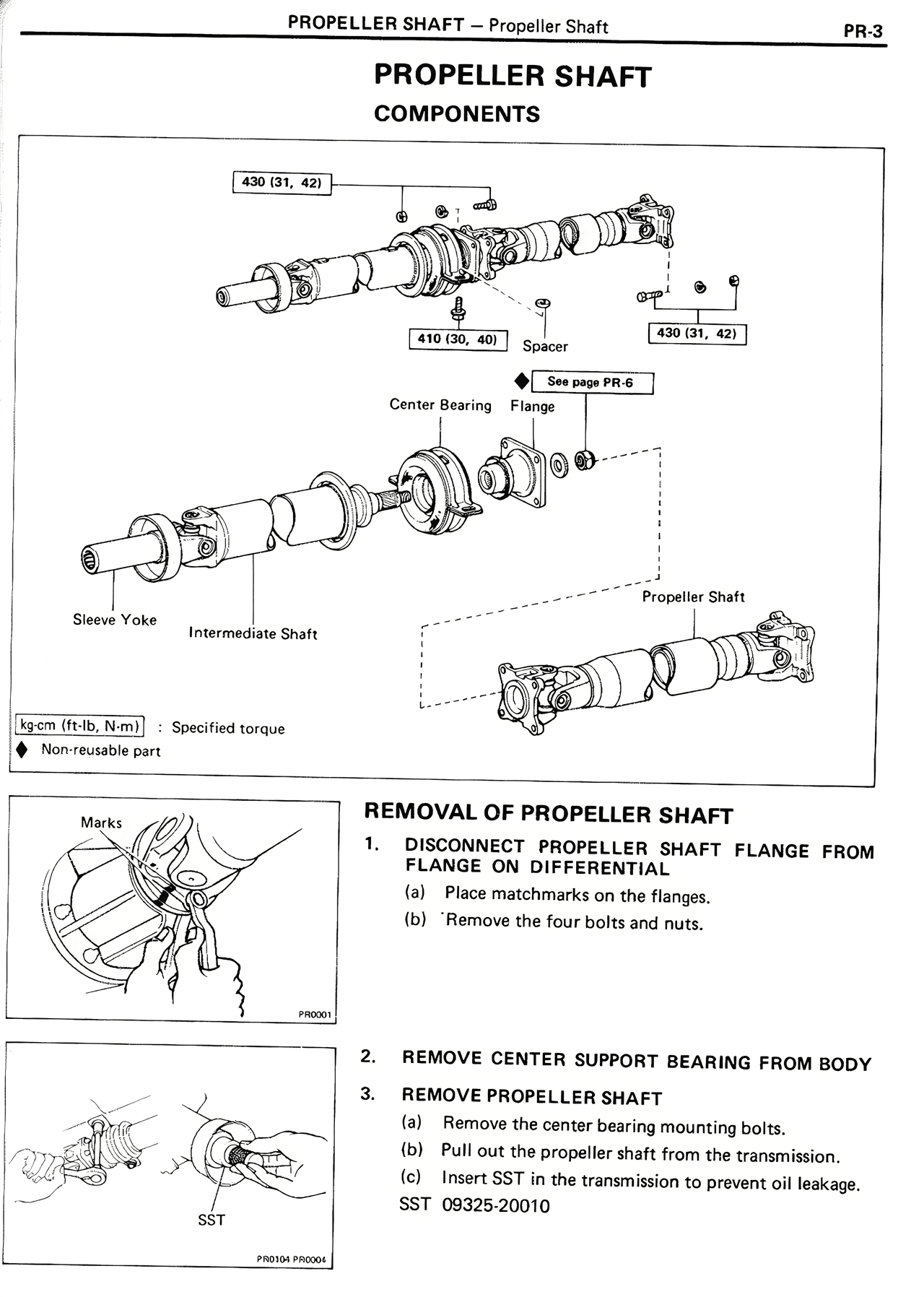 Propeller Shaft Components — MK2 Supra Propeller Shaft, page 3