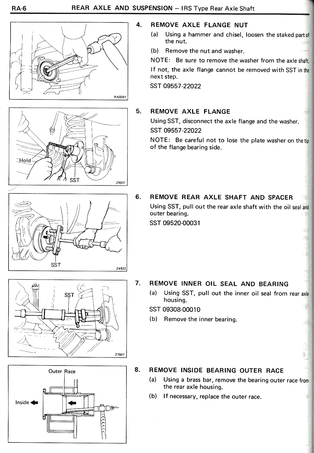 Rear Axle And Suspension — MK2 Supra Rear Axle And Suspension, page 6