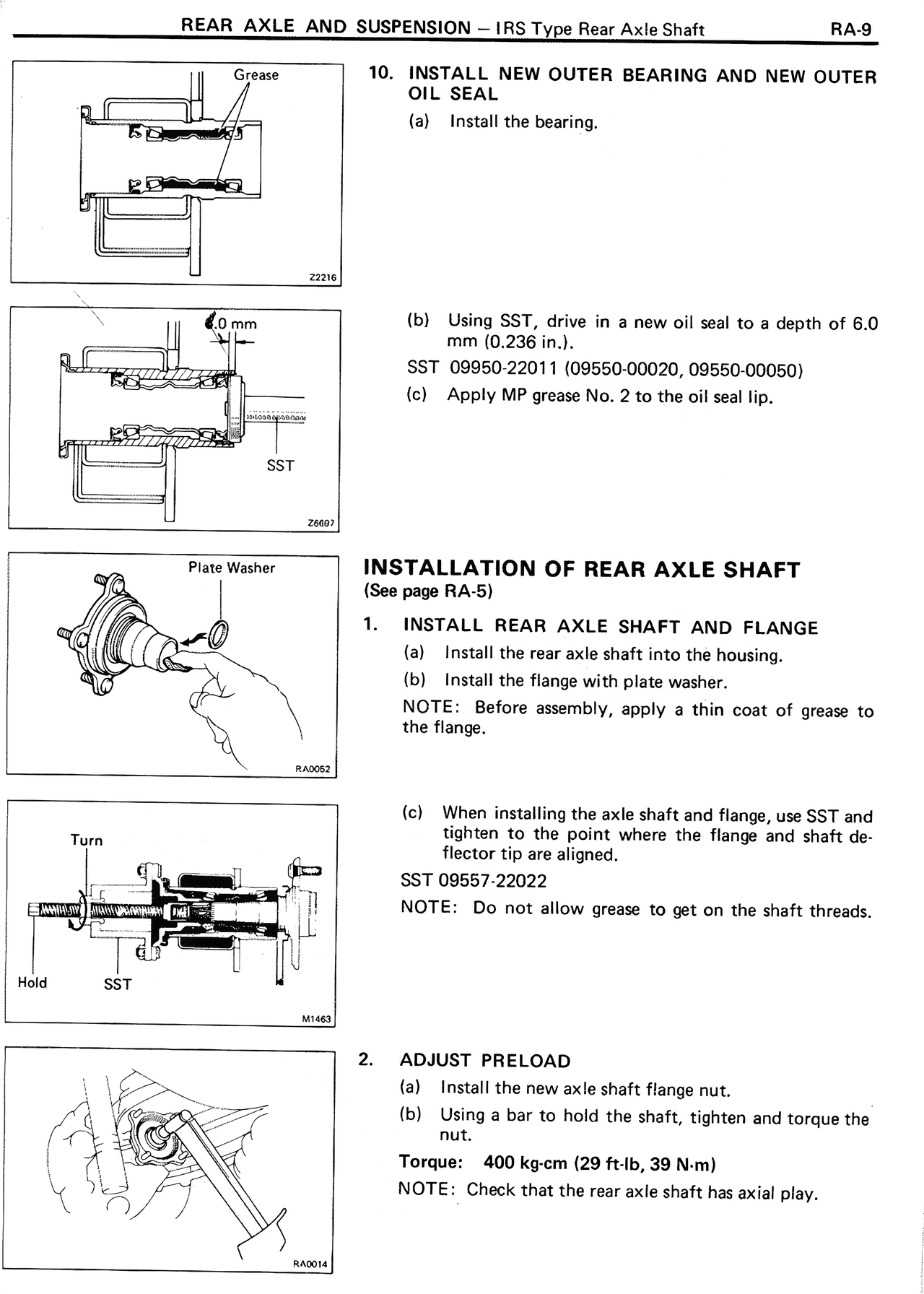 Rear Axle And Suspension — MK2 Supra Rear Axle And Suspension, page 9