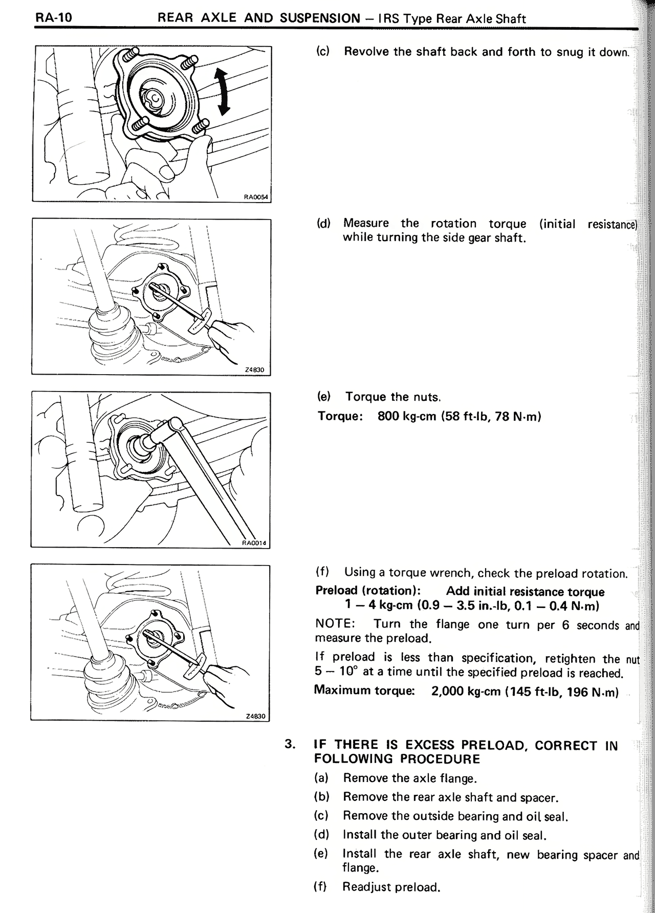 Rear Axle And Suspension — MK2 Supra Rear Axle And Suspension, page 10