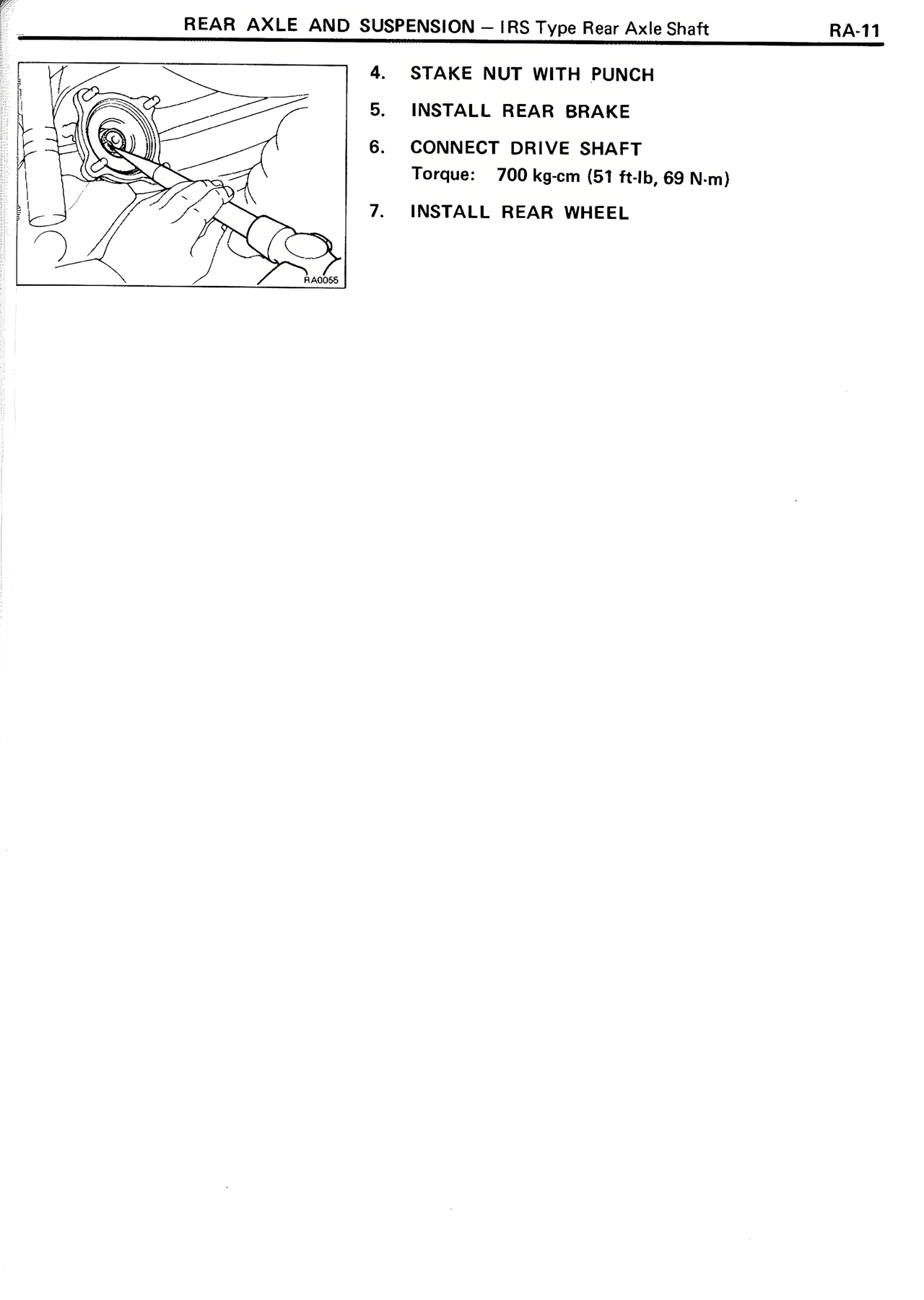 Rear Axle And Suspension — MK2 Supra Rear Axle And Suspension, page 11