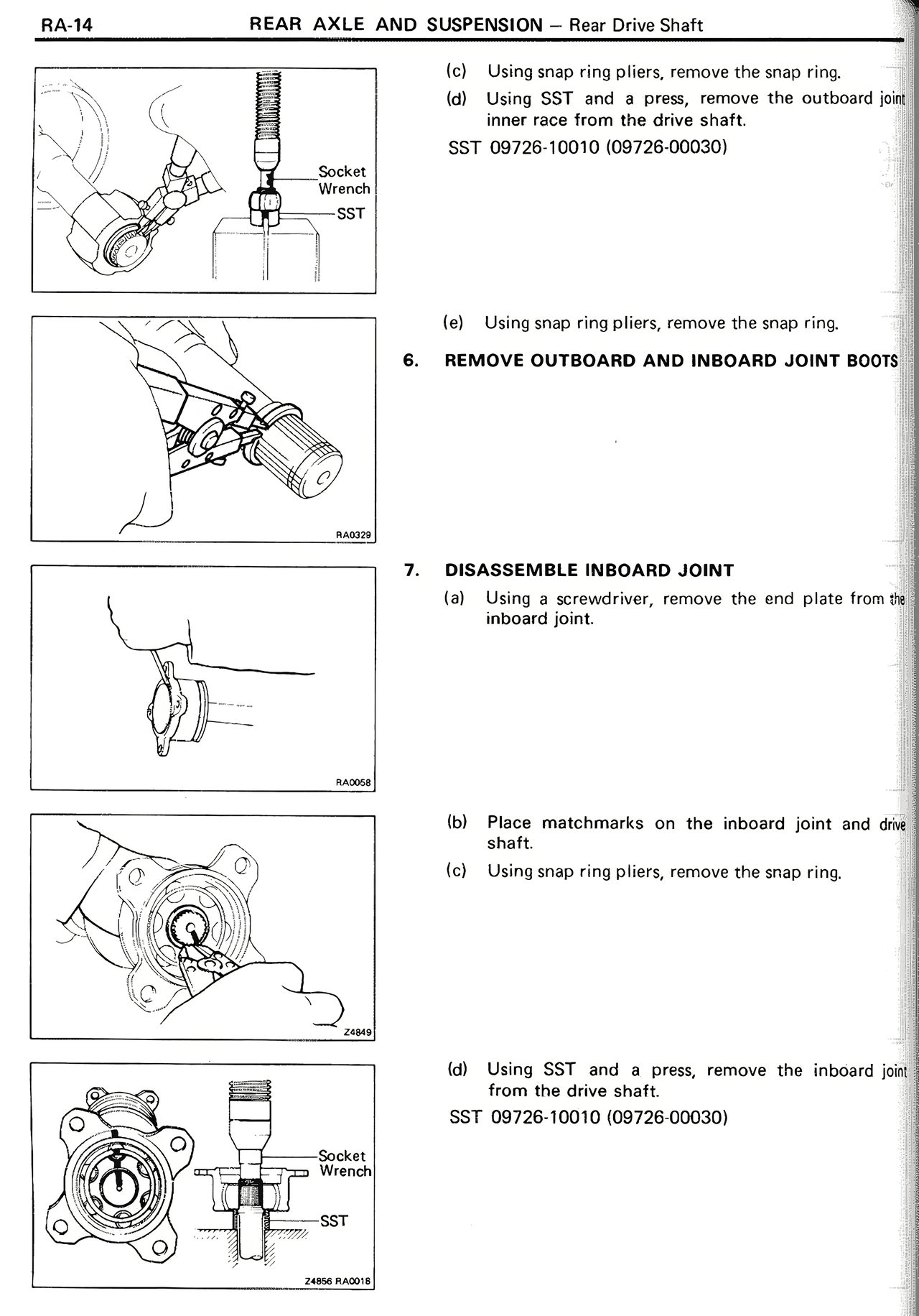 Rear Axle And Suspension — MK2 Supra Rear Axle And Suspension, page 14