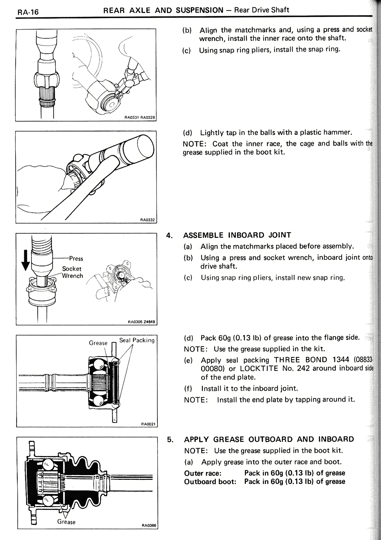 Rear Axle And Suspension — MK2 Supra Rear Axle And Suspension, page 16