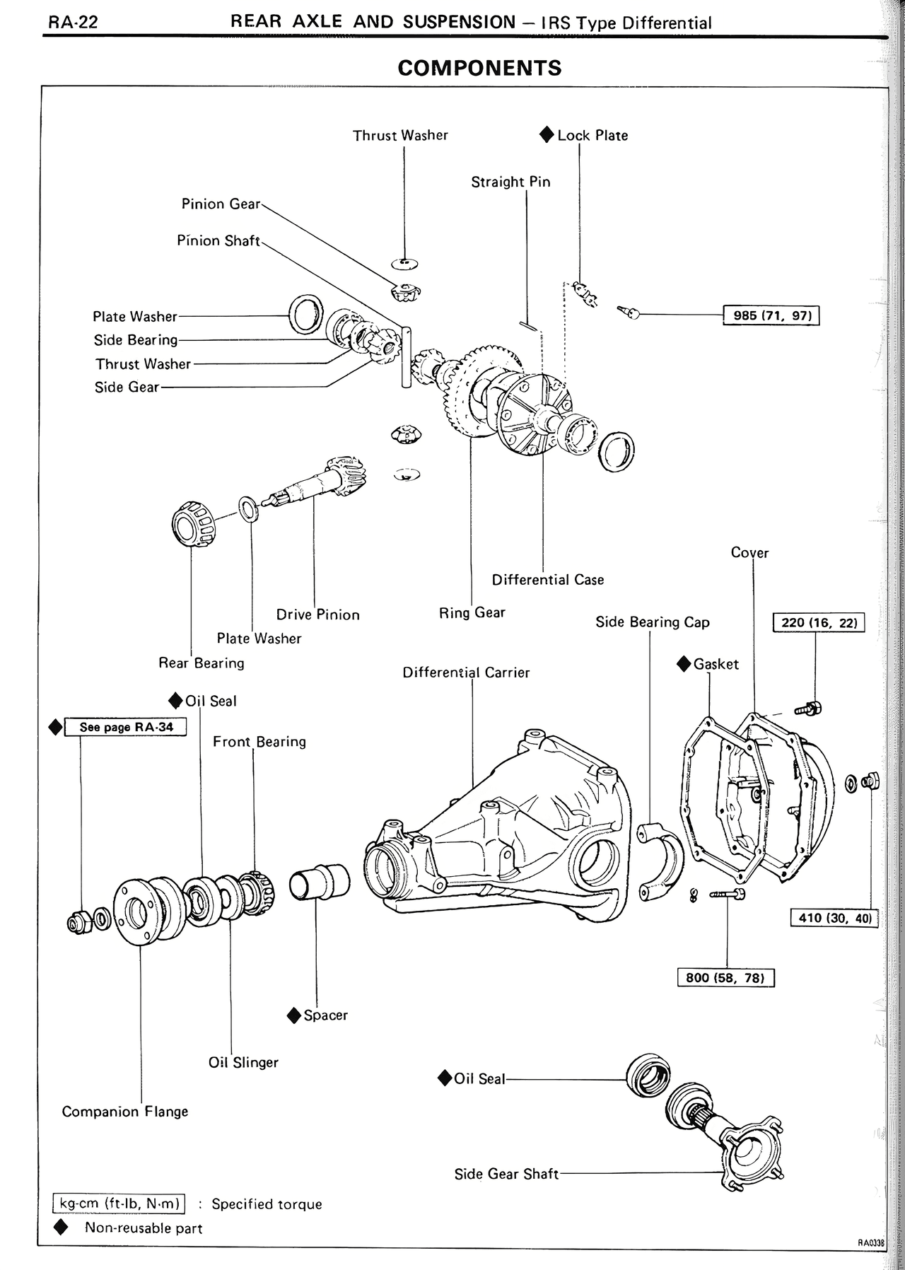 Components — MK2 Supra Rear Axle And Suspension, page 22