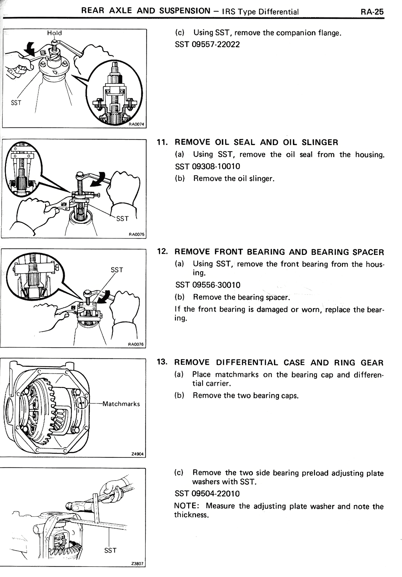 Rear Axle And Suspension — MK2 Supra Rear Axle And Suspension, page 25