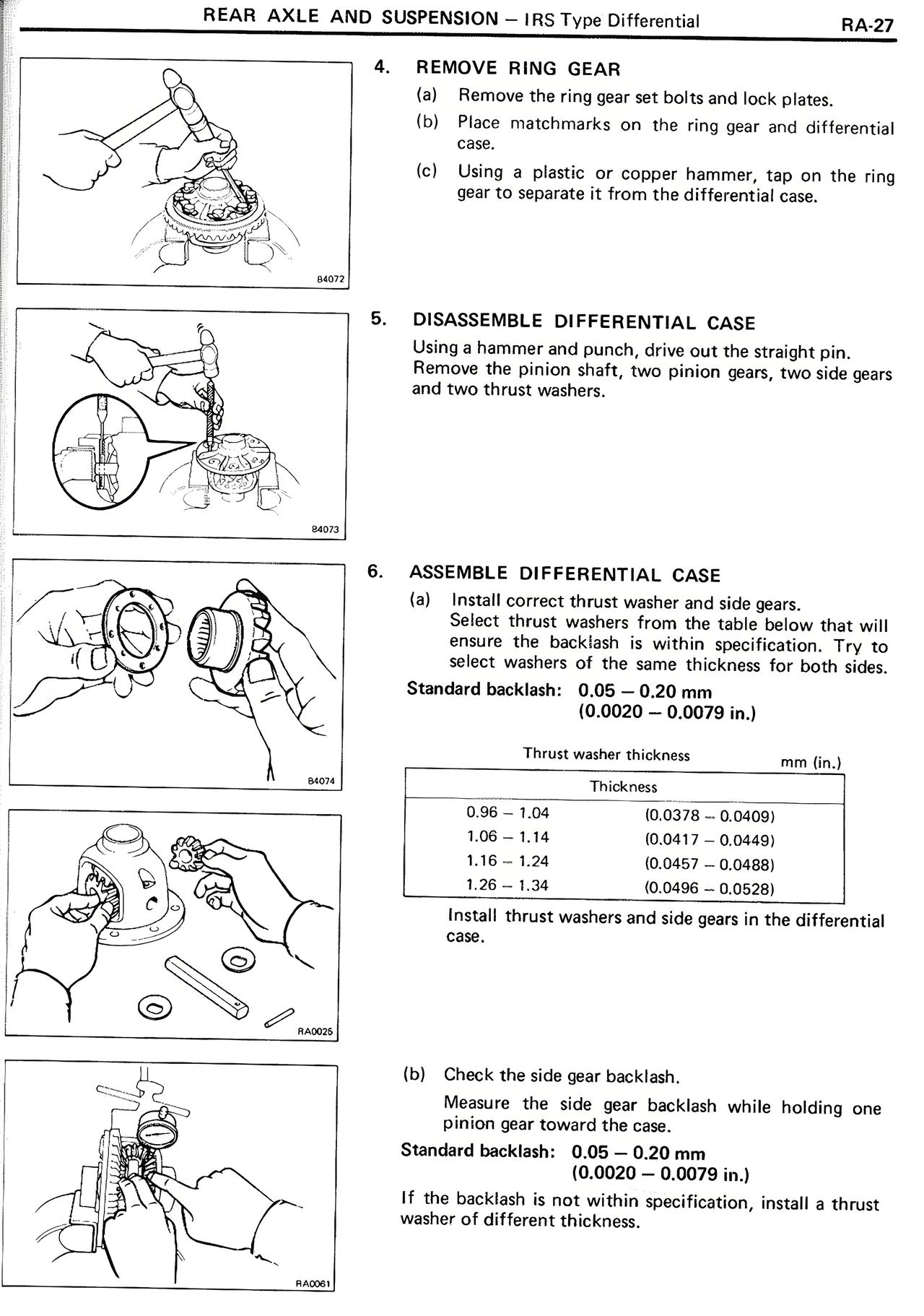 Rear Axle And Suspension — MK2 Supra Rear Axle And Suspension, page 27