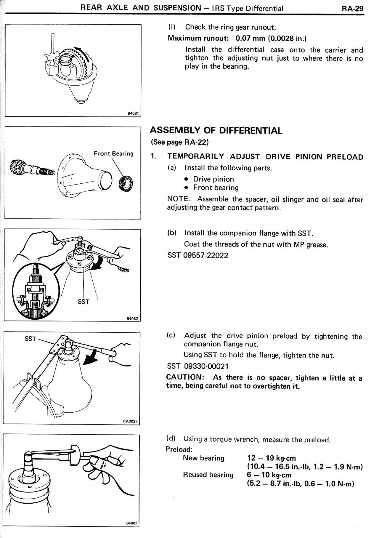 Rear Axle And Suspension — MK2 Supra Rear Axle And Suspension, page 29