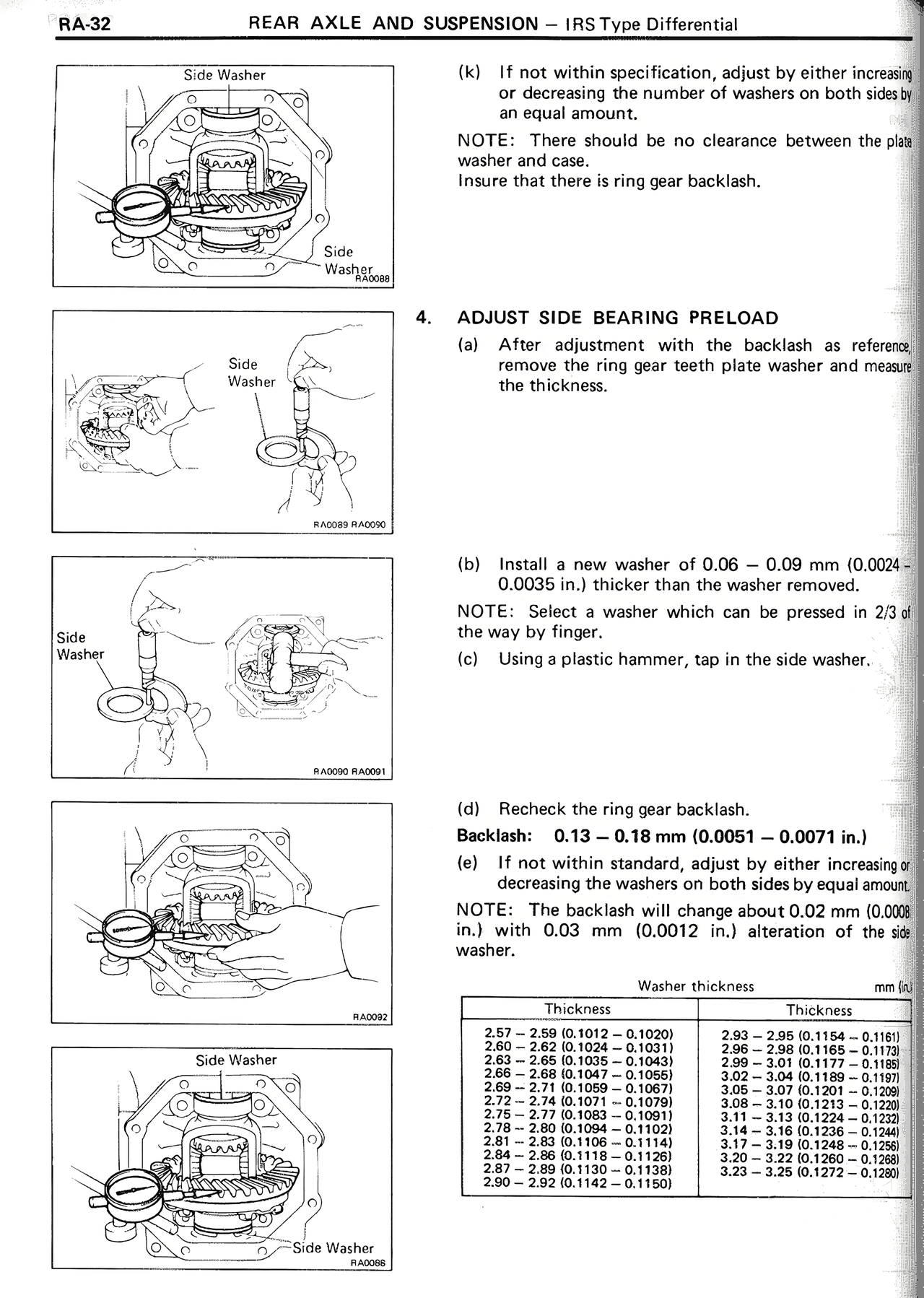 Rear Axle And Suspension — MK2 Supra Rear Axle And Suspension, page 32