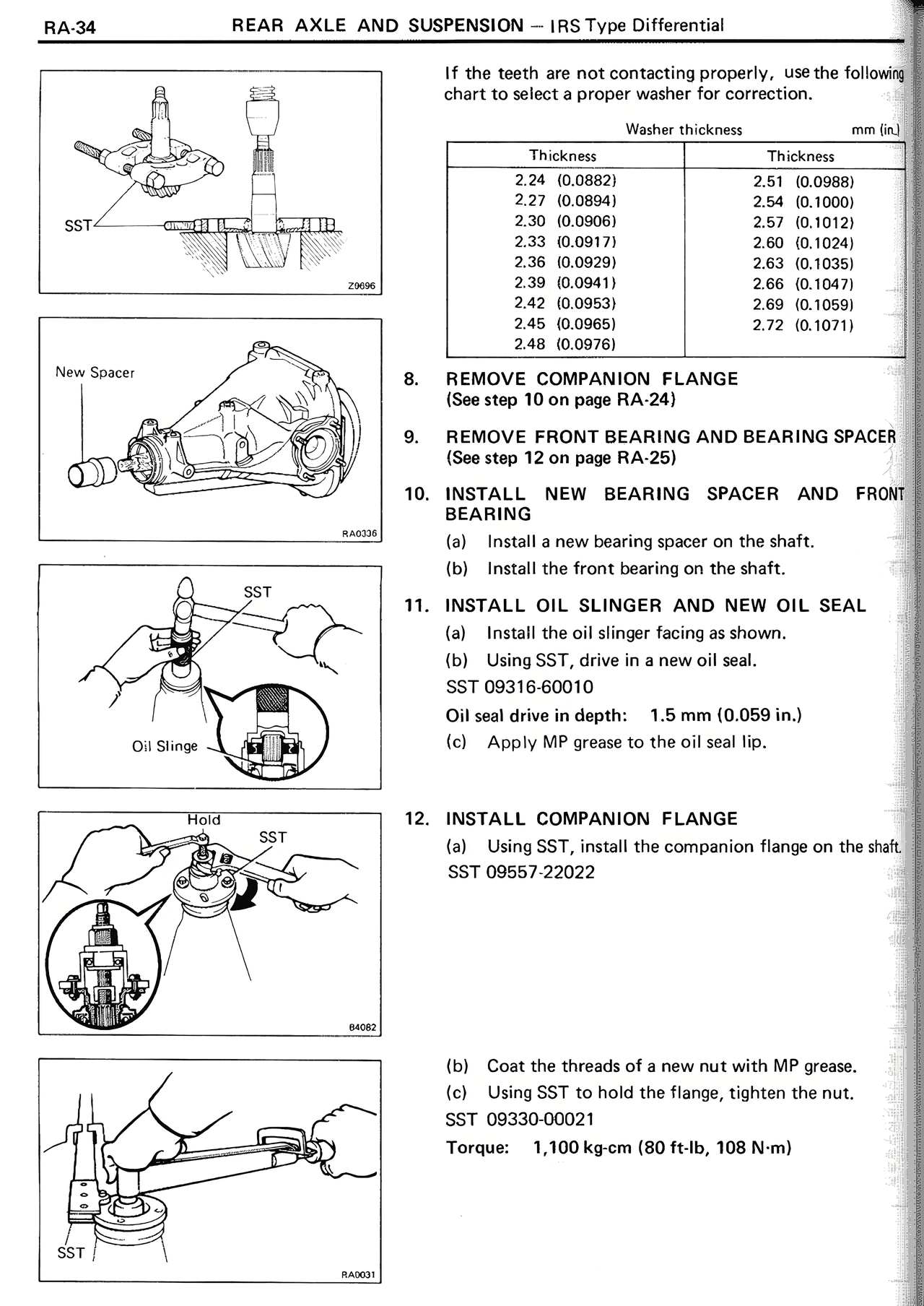 Rear Axle And Suspension — MK2 Supra Rear Axle And Suspension, page 34