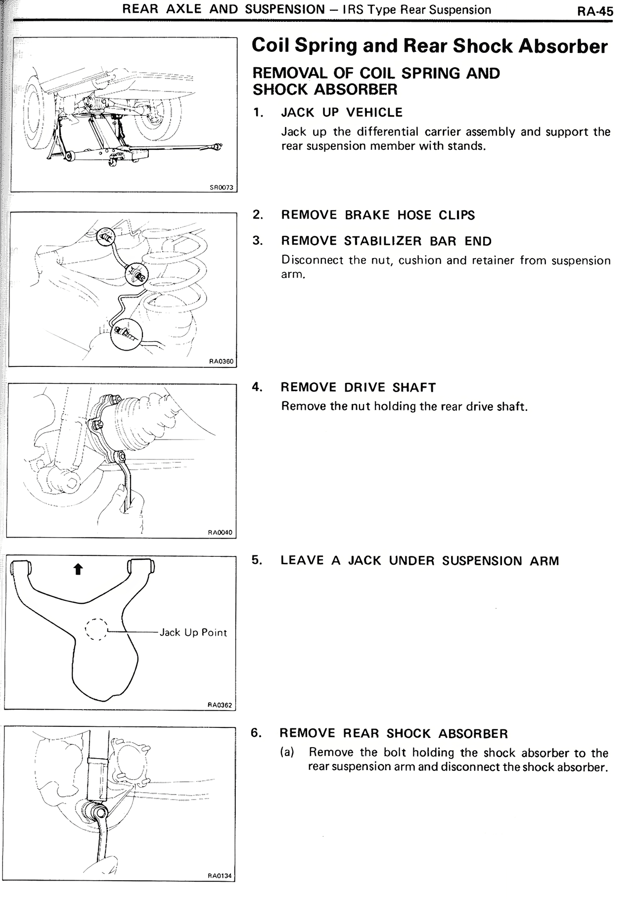 Coil Spring and Rear Shock Absorber — MK2 Supra Rear Axle And Suspension, page 45