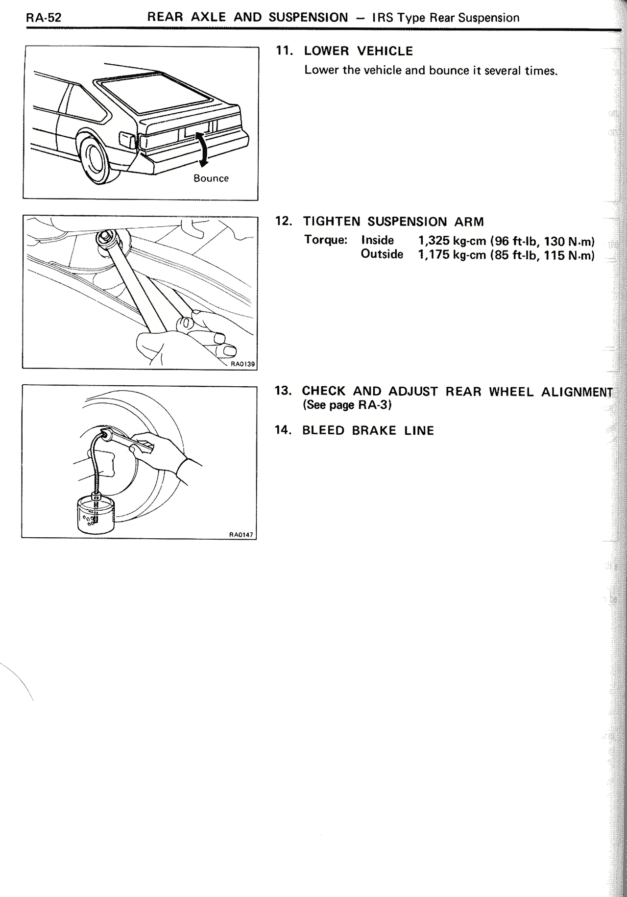 Rear Axle And Suspension — MK2 Supra Rear Axle And Suspension, page 52