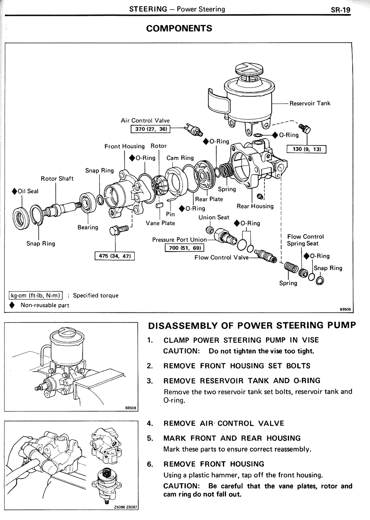 Components — MK2 Supra Steering, page 19