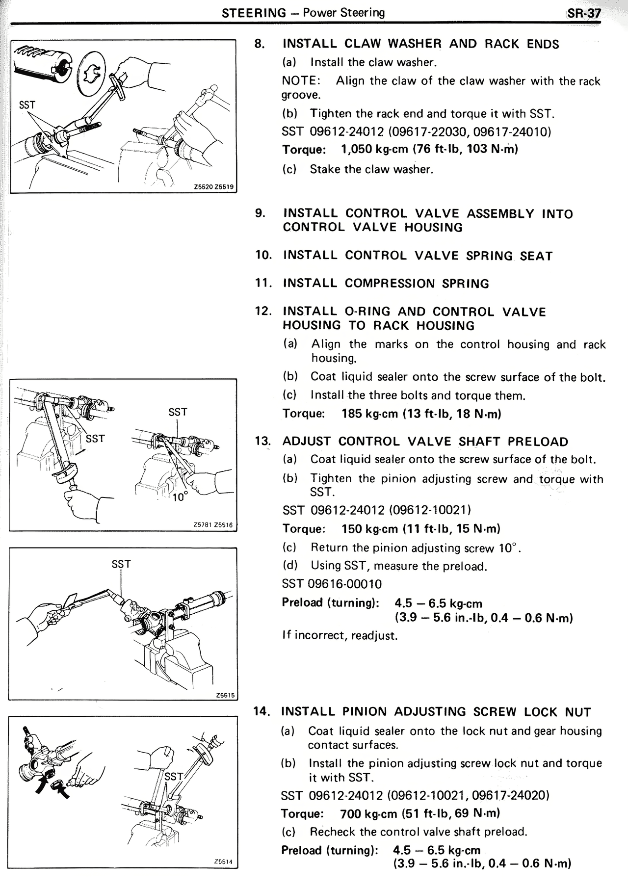 Steering — MK2 Supra Steering, page 37