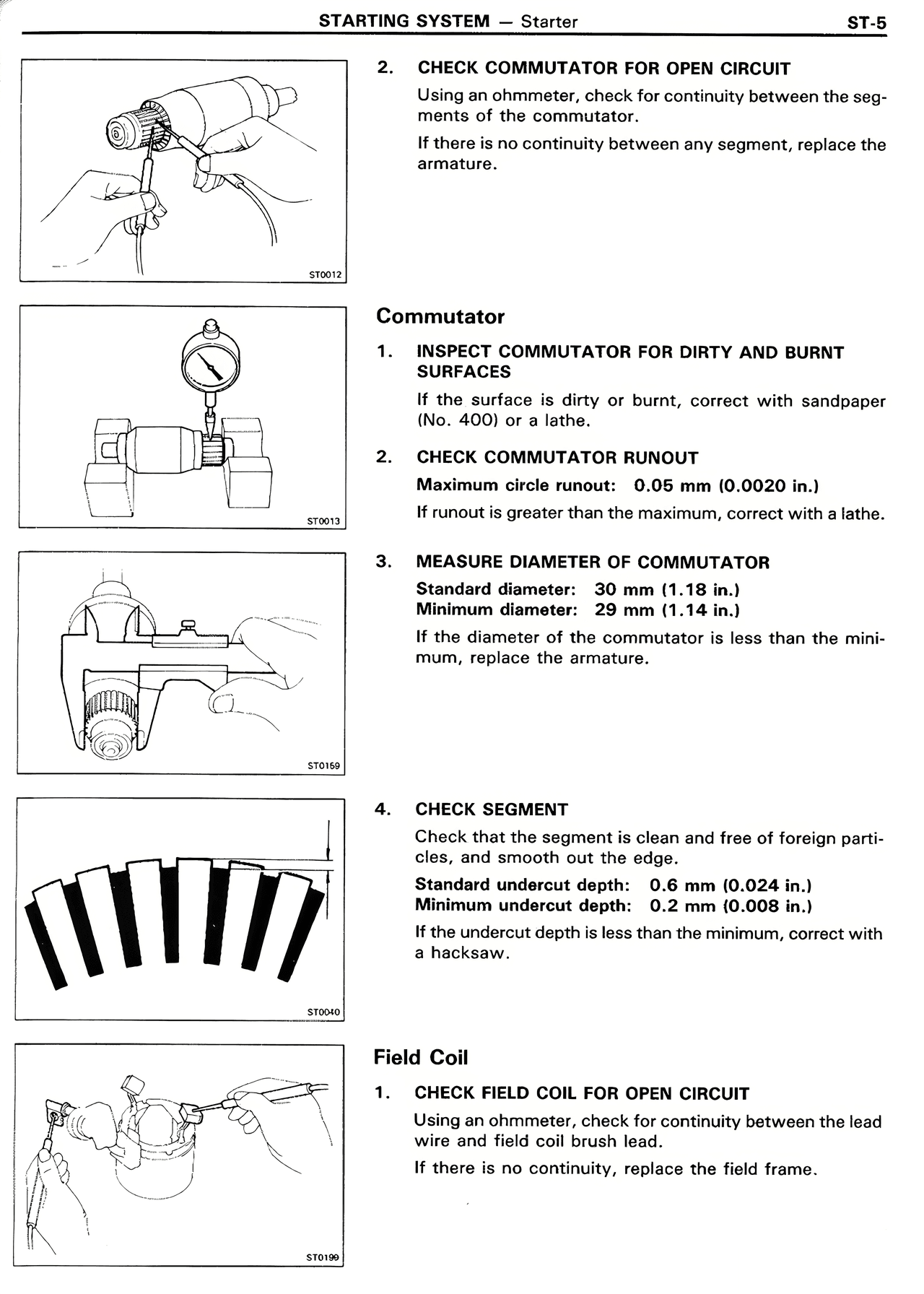 Starting System — MK2 Supra Starting System, page 5