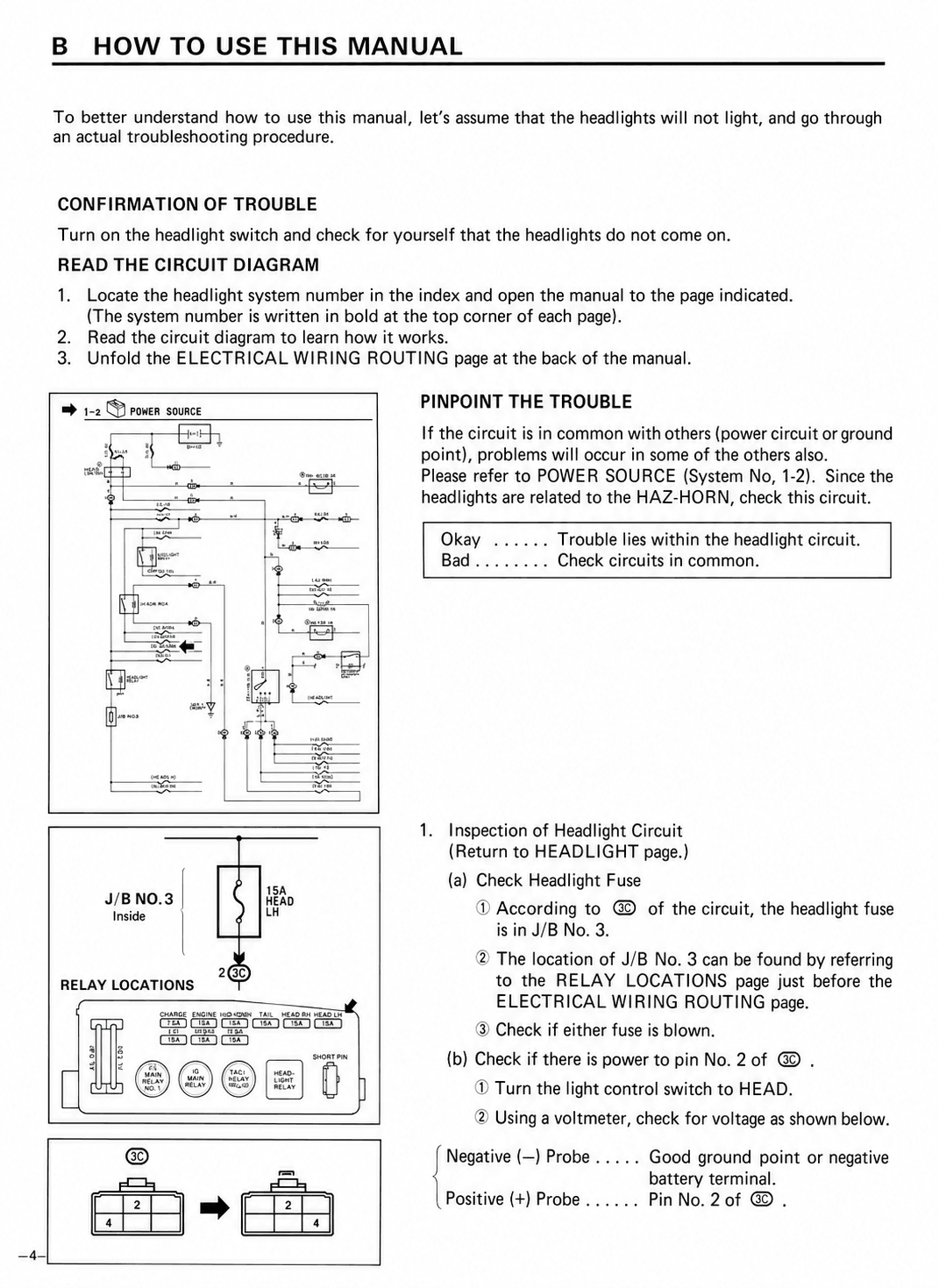 How To Use This Manual — MK2 Supra How To Use This Manual wiring diagram, page 1