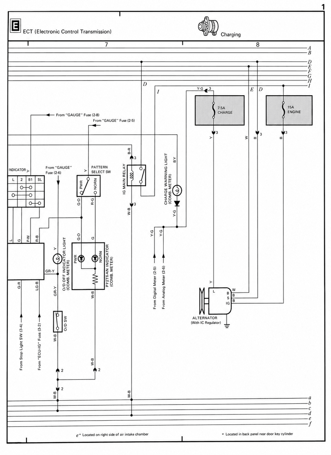 Charging — MK2 Supra Overall Wiring Diagram wiring diagram, page 5