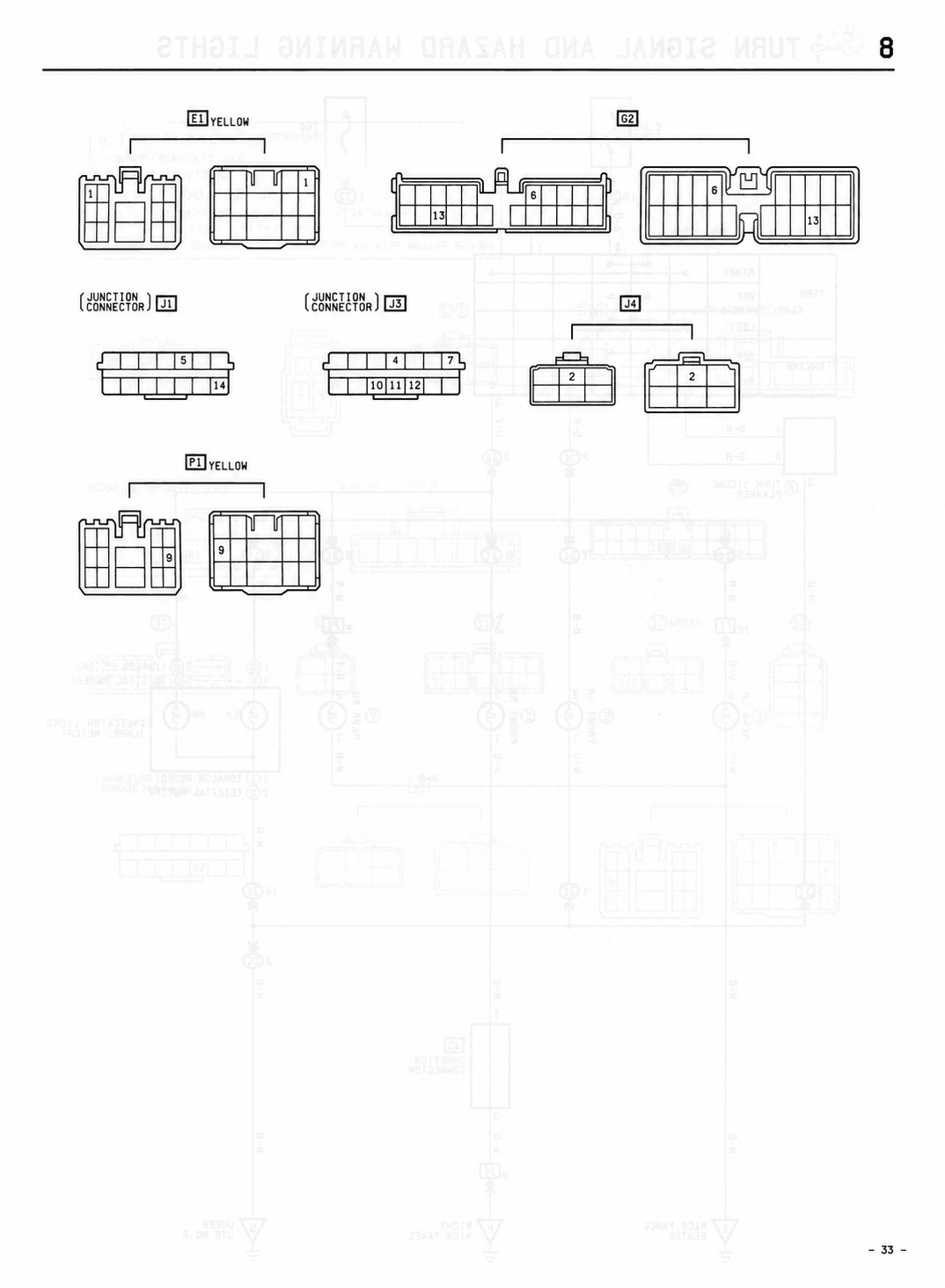Taillights and Illumination — MK2 Supra Taillights and Illumination wiring diagram, page 4