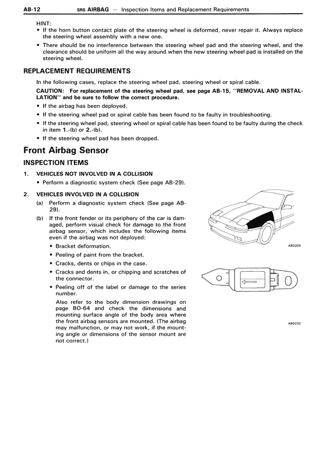SRS Airbag — MK3 Supra SRS Airbag, page 12