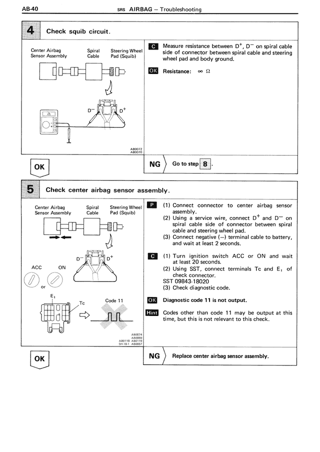 SRS Airbag — MK3 Supra SRS Airbag, page 40