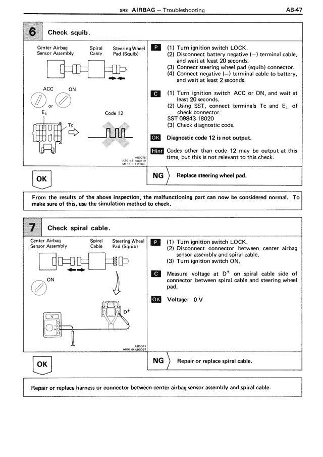 SRS Airbag — MK3 Supra SRS Airbag, page 47