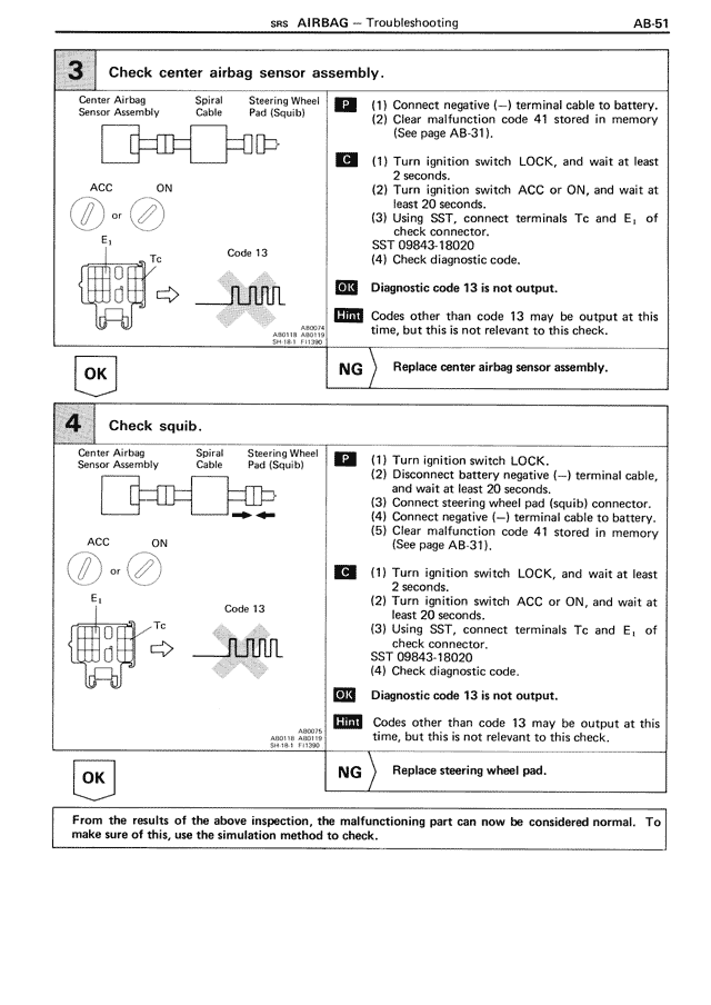 SRS Airbag — MK3 Supra SRS Airbag, page 51