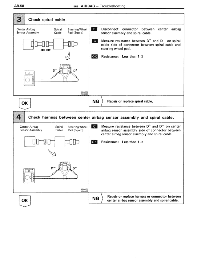 SRS Airbag — MK3 Supra SRS Airbag, page 58
