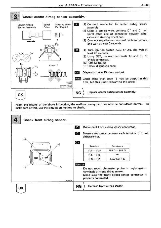 SRS Airbag — MK3 Supra SRS Airbag, page 63