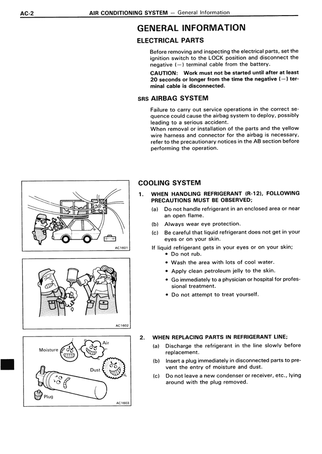 General Information — MK3 Supra Air Conditioning System, page 2
