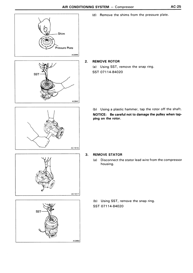 Air Conditioning System — MK3 Supra Air Conditioning System, page 25