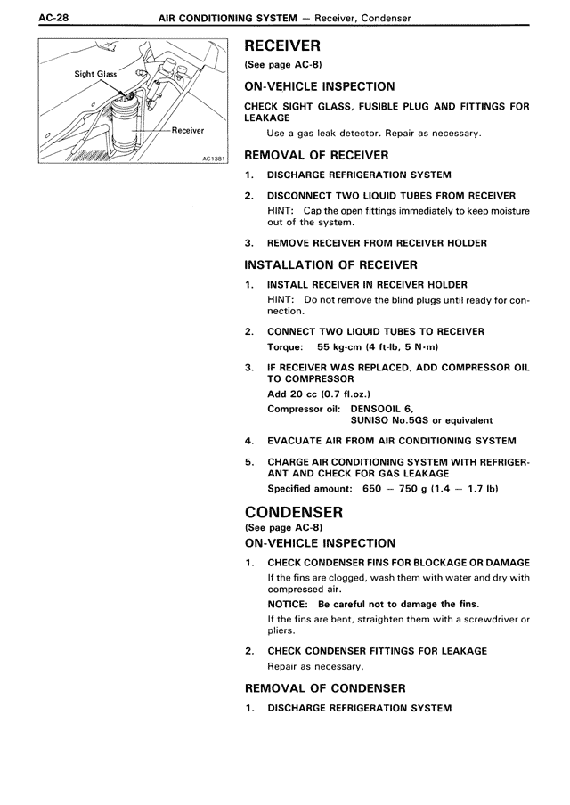 Receiver — MK3 Supra Air Conditioning System, page 28