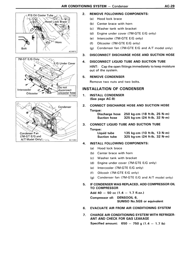Air Conditioning System — MK3 Supra Air Conditioning System, page 29