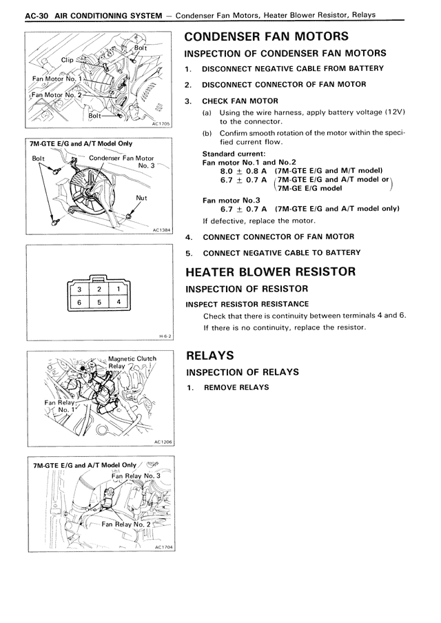 Air Conditioning System — MK3 Supra Air Conditioning System, page 30