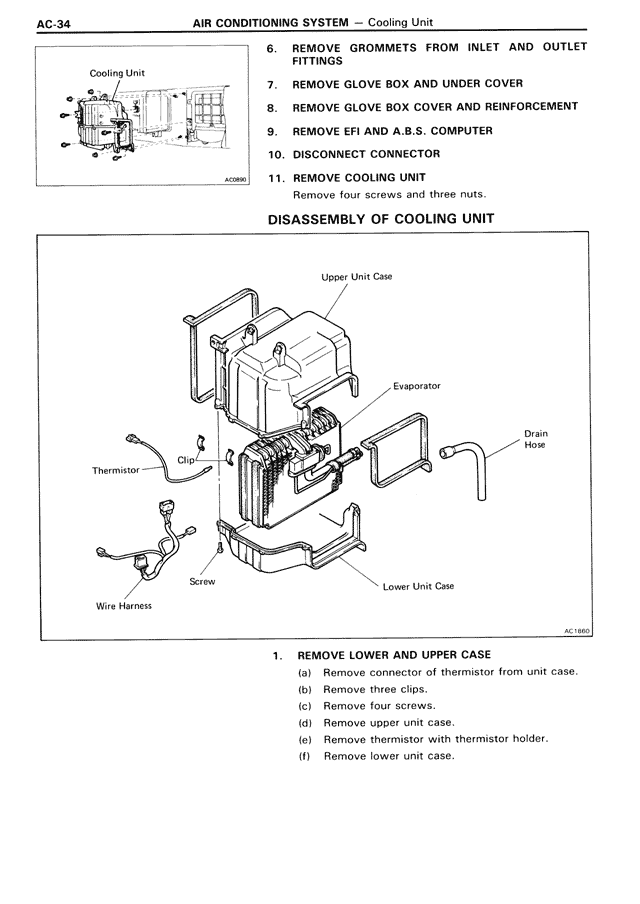 Air Conditioning System — MK3 Supra Air Conditioning System, page 34