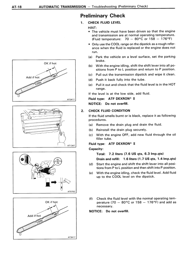 Preliminary Check — MK3 Supra Automatic Transmission, page 18