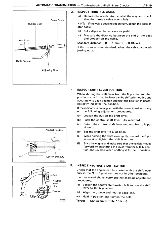 Automatic Transmission — MK3 Supra Automatic Transmission, page 19